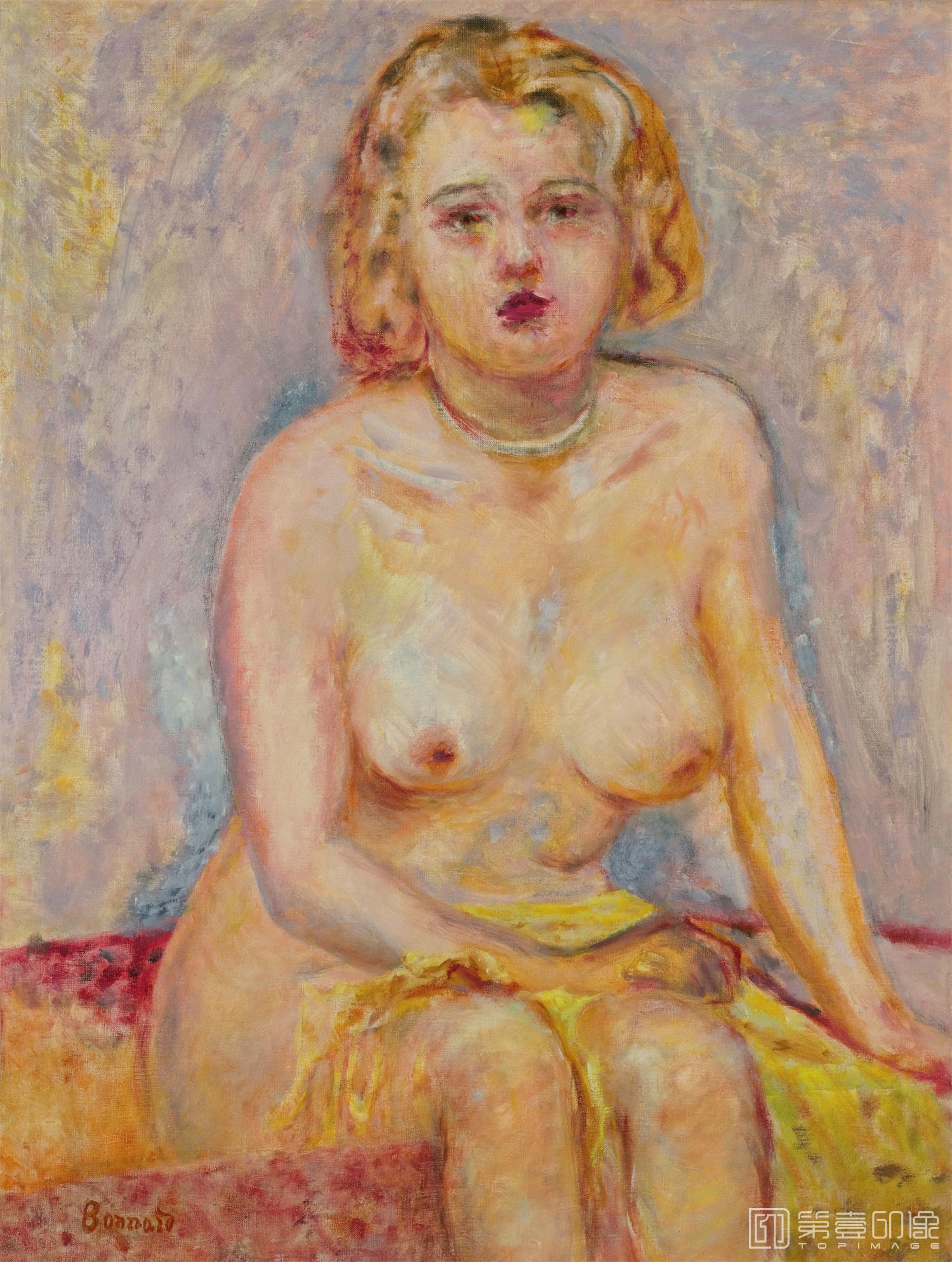 油画-NU BLOND ASSIS (ÉTUDE)